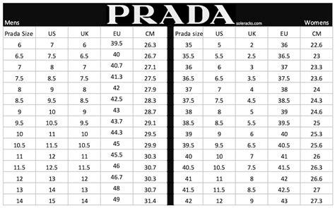 prada women's shoe size guide|prada clothing size chart.